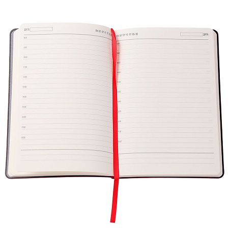 Ежедневник A5 недатированный Stefano в мягком переплёте, красный