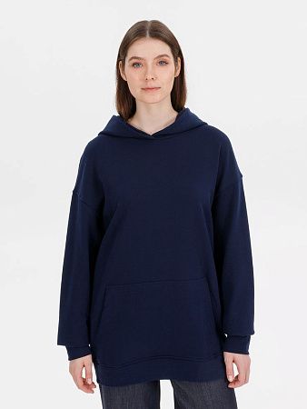 Худи оверсайз унисекс Outshine, темно-синее, размер M/L