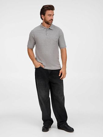 Рубашка поло унисекс Upswing, серый меланж, размер XXL