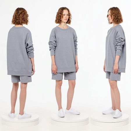 Свитшот унисекс S1, серый, размер XL/2XL