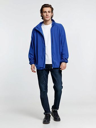 Куртка флисовая унисекс Fliska, ярко-синяя, размер XL/2XL