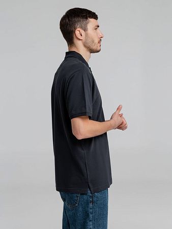 Рубашка поло мужская Neptune, темно-синяя, размер S