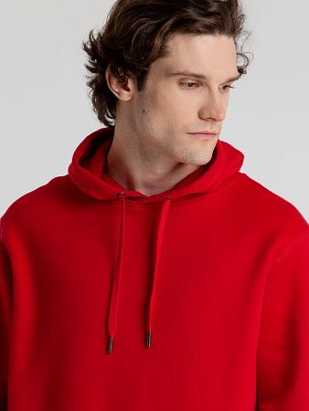 Толстовка с капюшоном унисекс King, красная, размер 3XL