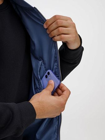 Жилет унисекс Warmbridge, синий (джинс), размер 4XL