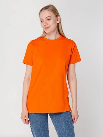 Футболка унисекс T-Bolka 160, оранжевая, размер 4XL