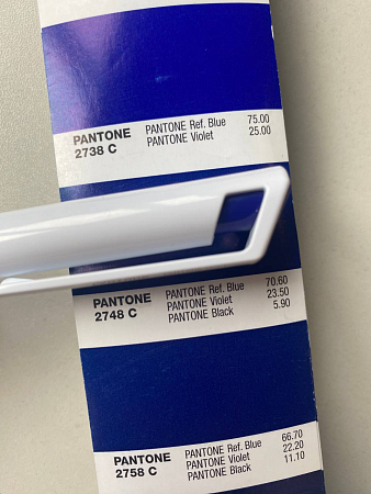 Ручка шариковая Gracia, пластиковая, молочно-белая/синяя