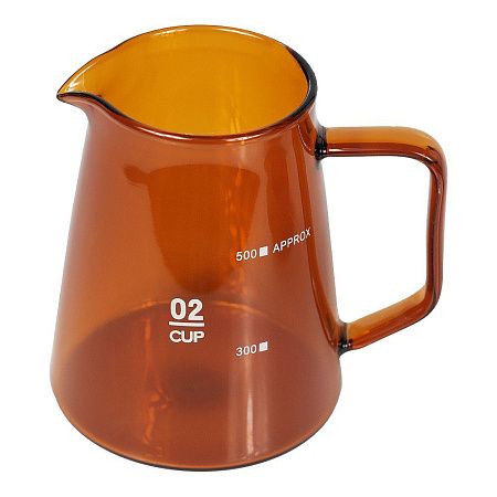 Стеклянный чайник с воронкой для кофе, Circle Joy