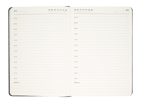 Ежедневник Flexy Milano B6, серый, недатированный, в гибкой обложке