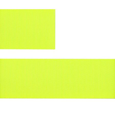Стропа текстильная Fune 35 M, желтый неон, 70 см