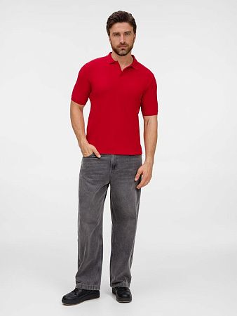 Рубашка поло унисекс Upswing, красная, размер 3XL