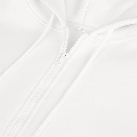 Толстовка унисекс оверсайз Zippy, белая, размер XL/2XL