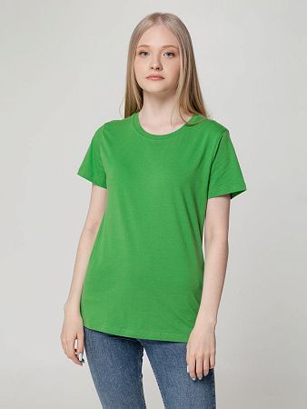 Футболка женская T-bolka Lady, ярко-зеленая, размер S