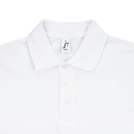 Рубашка поло мужская Spring 210, белая, размер XL