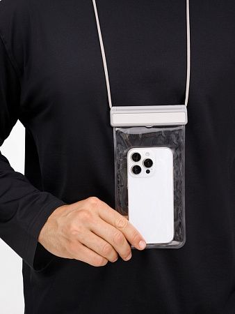 Водонепроницаемый чехол для телефона Aqualock, серый