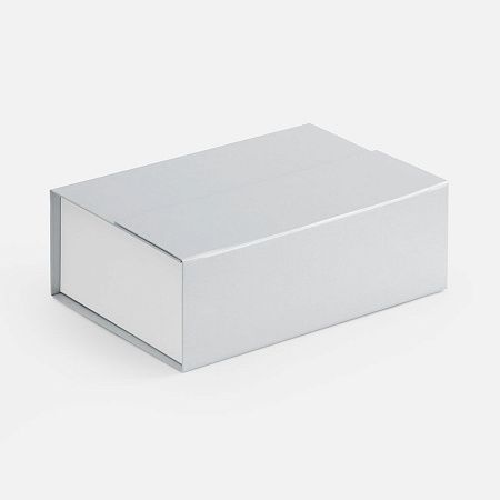 Коробка Bicolor Case, белая с серым