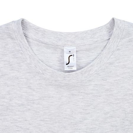 Футболка унисекс Regent 150, светло-серый меланж, размер XXS