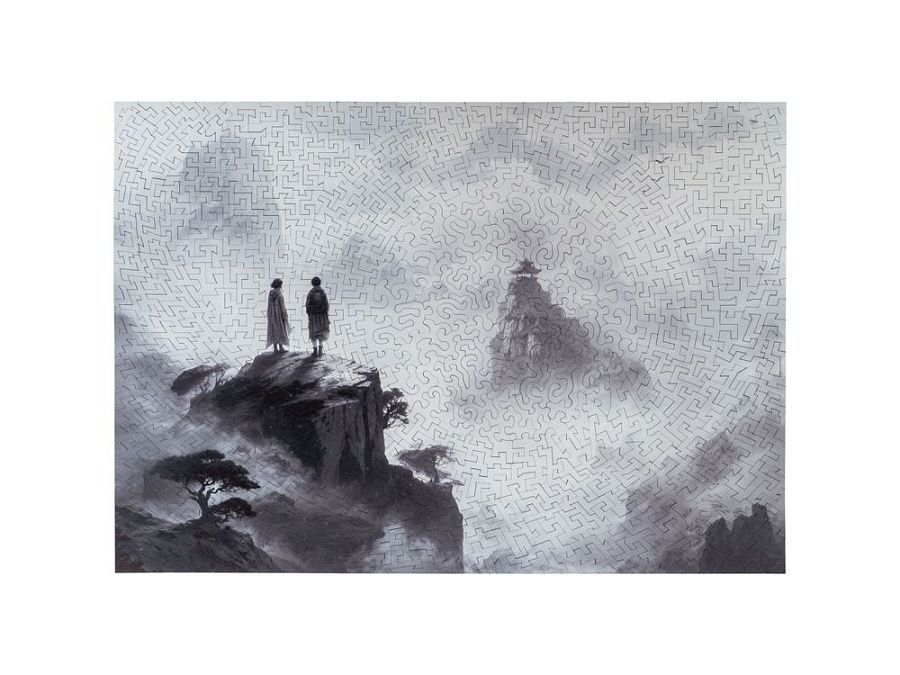 Деревянный пазл «Serenity»