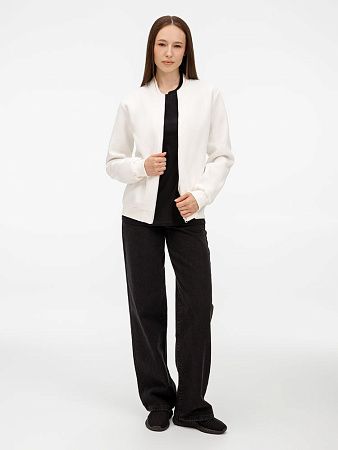 Бомбер унисекс Estado, молочно-белый, размер M