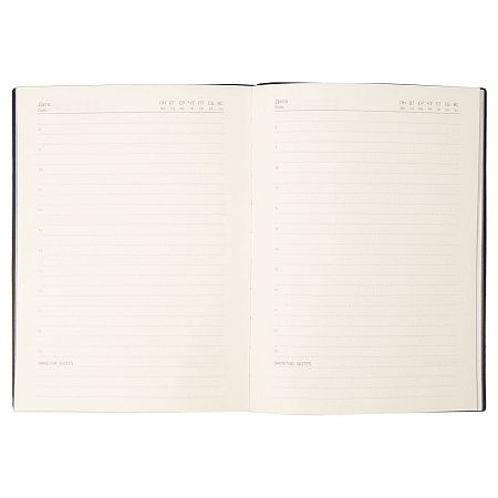 Ежедневник Flexy Foggia Leatherette B5, коричневый, недатированный, в гибкой обложке  в подарочной коробке