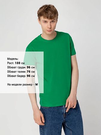 Футболка унисекс Regent 150, темно-зеленая, размер XS