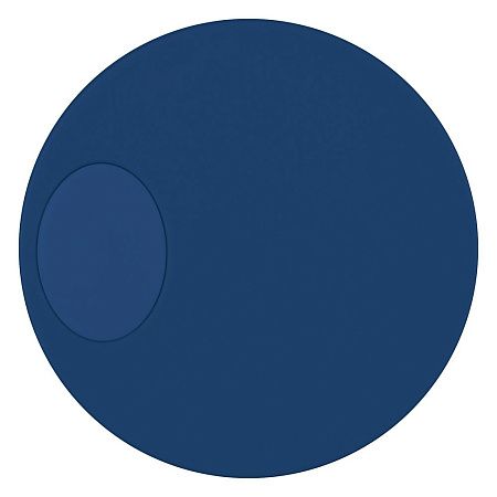 Термос стальной Бастион Плюс двухстеночный с вакуумной изоляцией 500 мл, темно-синий, глянцевый металлик