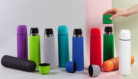 Термос "Крит" 500 мл, покрытие soft touch