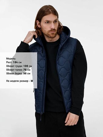 Жилет унисекс Tarnaby, темно-синий, размер S