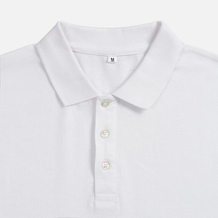 Рубашка поло унисекс Upswing, белая, размер 3XL