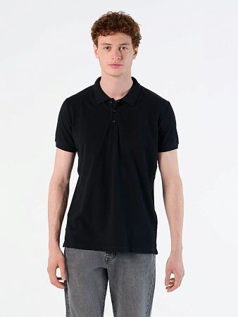 Рубашка поло мужская Phoenix Men, черная, размер S