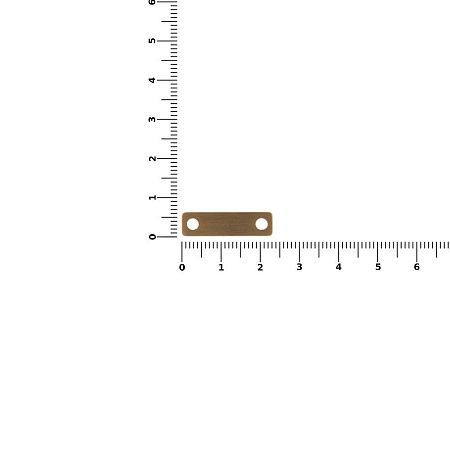 Шильдик металлический Alfa Liten, бронзовый