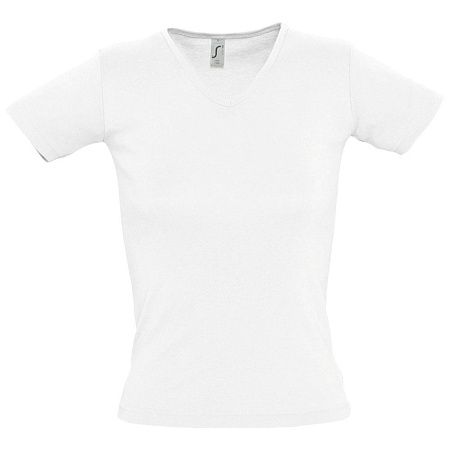 Футболка женская Lady 220 с V-образным вырезом, красная, размер S