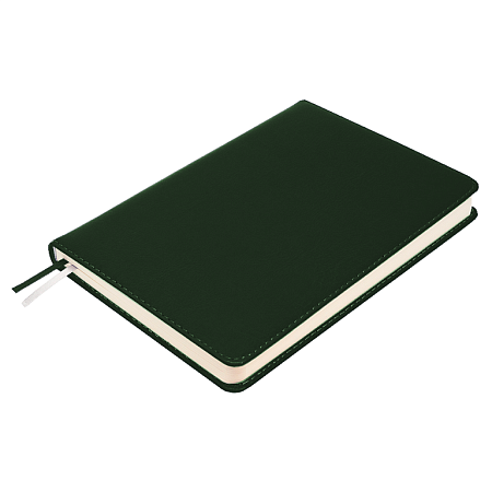 Ежедневник City Buffalo А5, зеленый, недатированный, в твердой обложке с поролоном