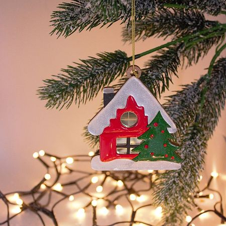 Ёлочная игрушка Домик