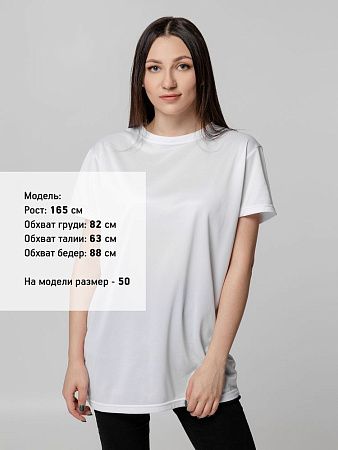 Футболка унисекс для сублимации Paint Tee, белая, размер S