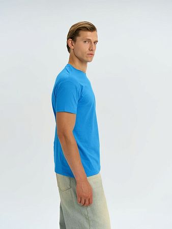 Футболка унисекс Regent 150, ярко-бирюзовая, размер XXS