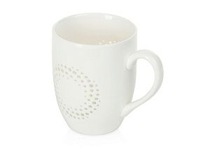 Кружка с прозрачной глазурью «Lucent», цвет: белый