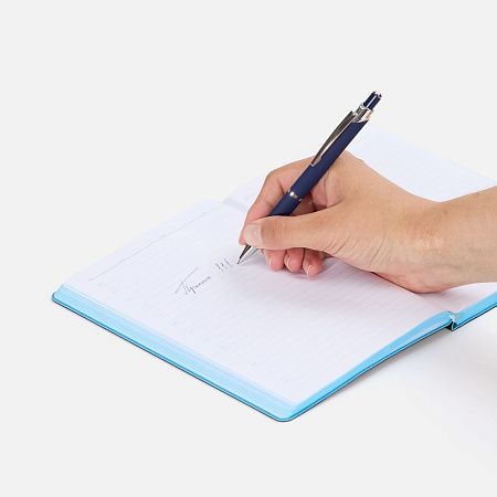 Ручка шариковая Chromos Soft Touch, синяя