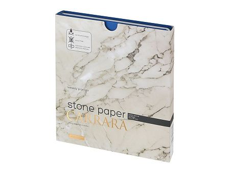 Еженедельник с каменной бумагой А5+ «Carrara»