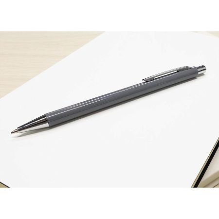 Ручка пластиковая Polly, серая