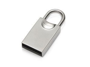 USB-флешка 2.0 на 16 Гб «Lock», цвет: серебристый