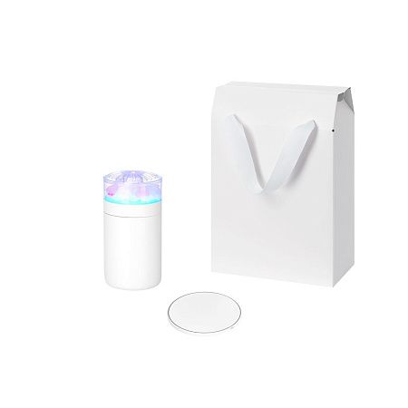 Подарочный набор Crystal, Auris, белый (увлажнитель воздуха, зарядное устройство)