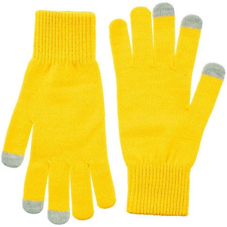 Перчатки сенсорные Urban Flow, желтые, размер S/M