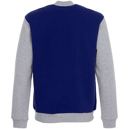 Бомбер College, ярко-синий, размер M