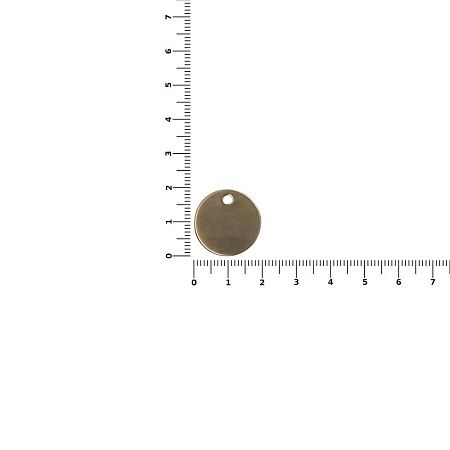 Шильдик металлический Alfa Sirkel, бронзовый