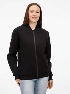 Бомбер унисекс Estado, черный