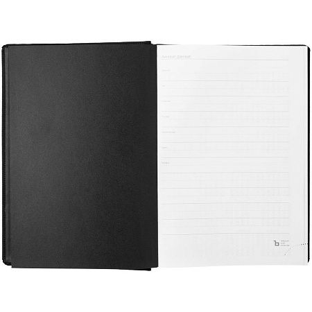 Ежедневник Mobile на заказ, недатированный, черно-оранжевый