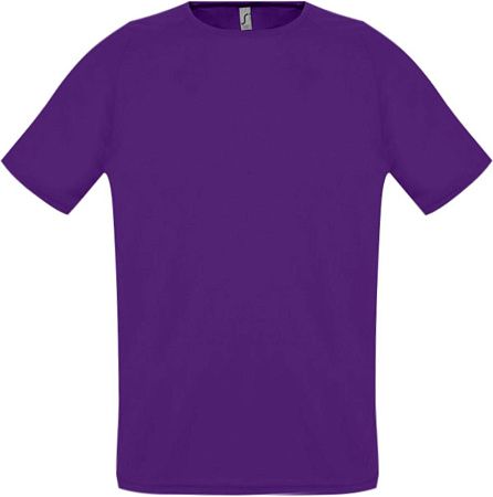 Футболка унисекс Sporty 140 темно-фиолетовая, размер 3XL