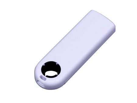 USB 2.0- флешка промо на 64 Гб прямоугольной формы, выдвижной механизм