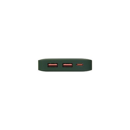 Внешний аккумулятор с подсветкой Анкор Плюс PD (Ancor PD Plus) 10000 mAh, зеленый