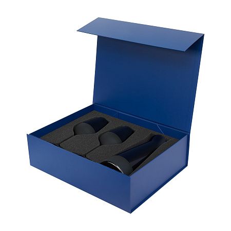 Подарочный набор декантер + 2 бокала для вина Sapphire в синей коробке